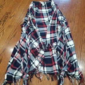 Flannel Vest/Cardigan